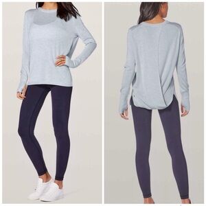 Lululemon Cashmere Blend Sweater Bring it Backbend Open Back